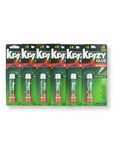 Krazy Glue Krazy Glue Super Glue All Purpose Precision Tip 6 ct 0.07 oz Nail Tools 