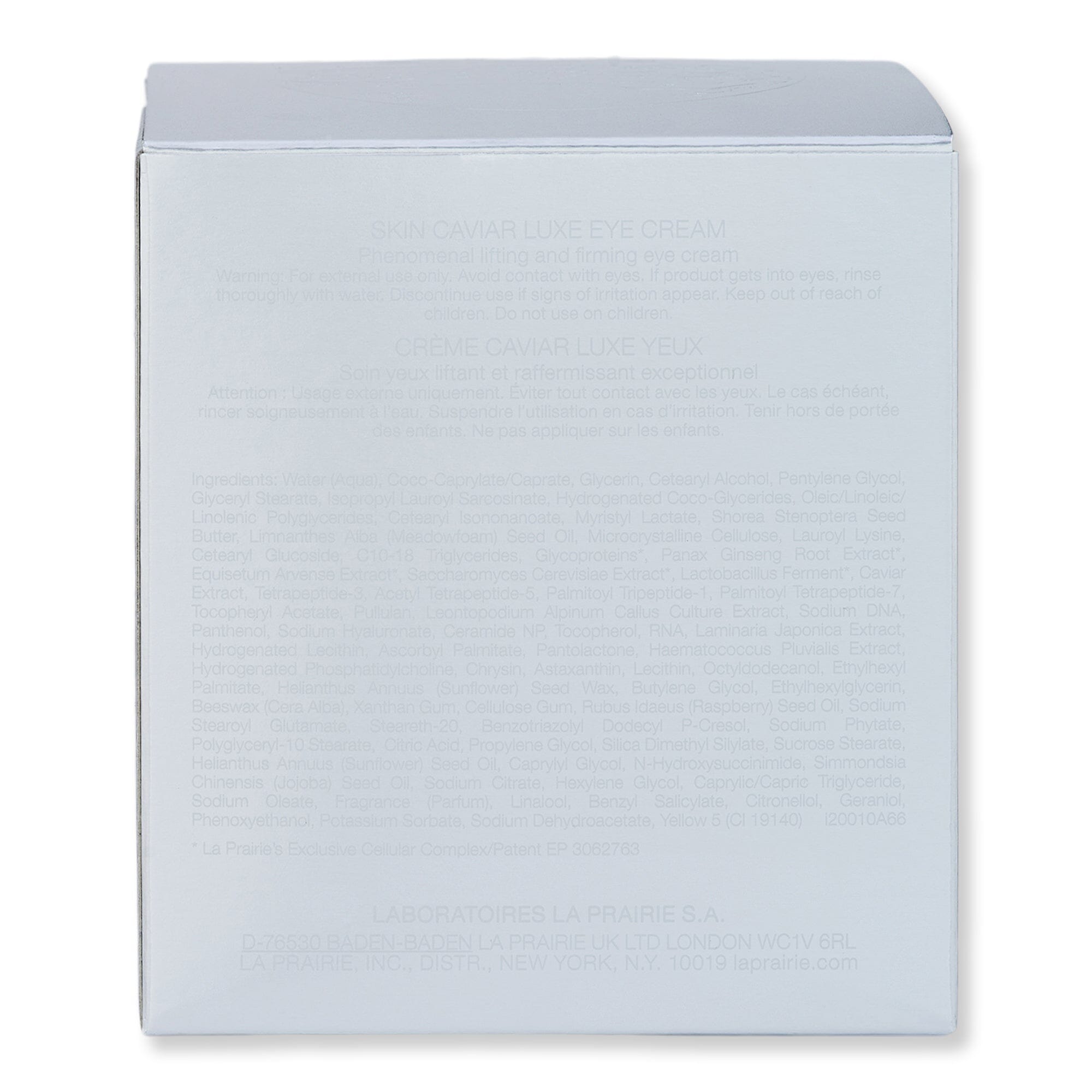 La Prairie La Prairie Skin Caviar Luxe Eye Cream 0.67 oz 20 ml Eye Creams 