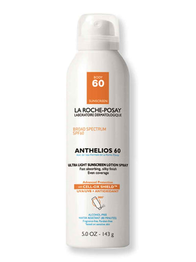 La-Roche Posay La-Roche Posay Anthelios 60 Ultra Light Sunscreen Lotion Spray 5 fl oz 143 g Body Sunscreens 