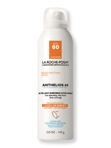 La-Roche Posay La-Roche Posay Anthelios 60 Ultra Light Sunscreen Lotion Spray Body Sunscreens 5 fl oz / 143 g 