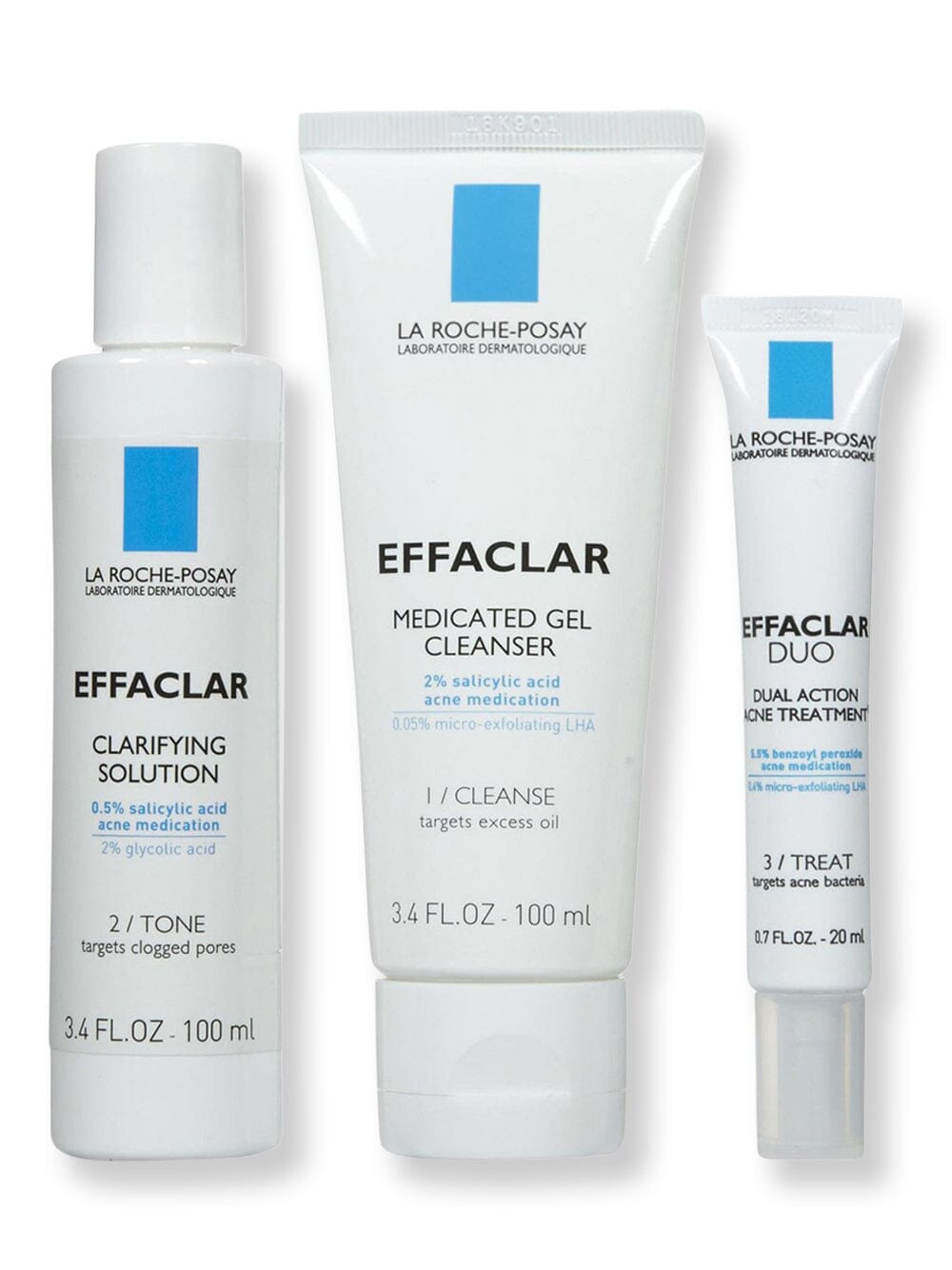 La-Roche Posay La-Roche Posay Effaclar 3 Step System Skin Care Kits 