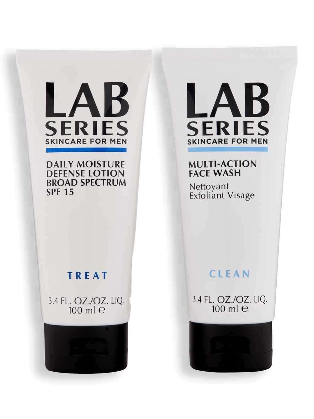 Lab Series Lab Series Multi-Action Face Wash 3.4 oz & Daily Moisture Defense Lotion SPF 15 3.4 oz Skin Care Kits 