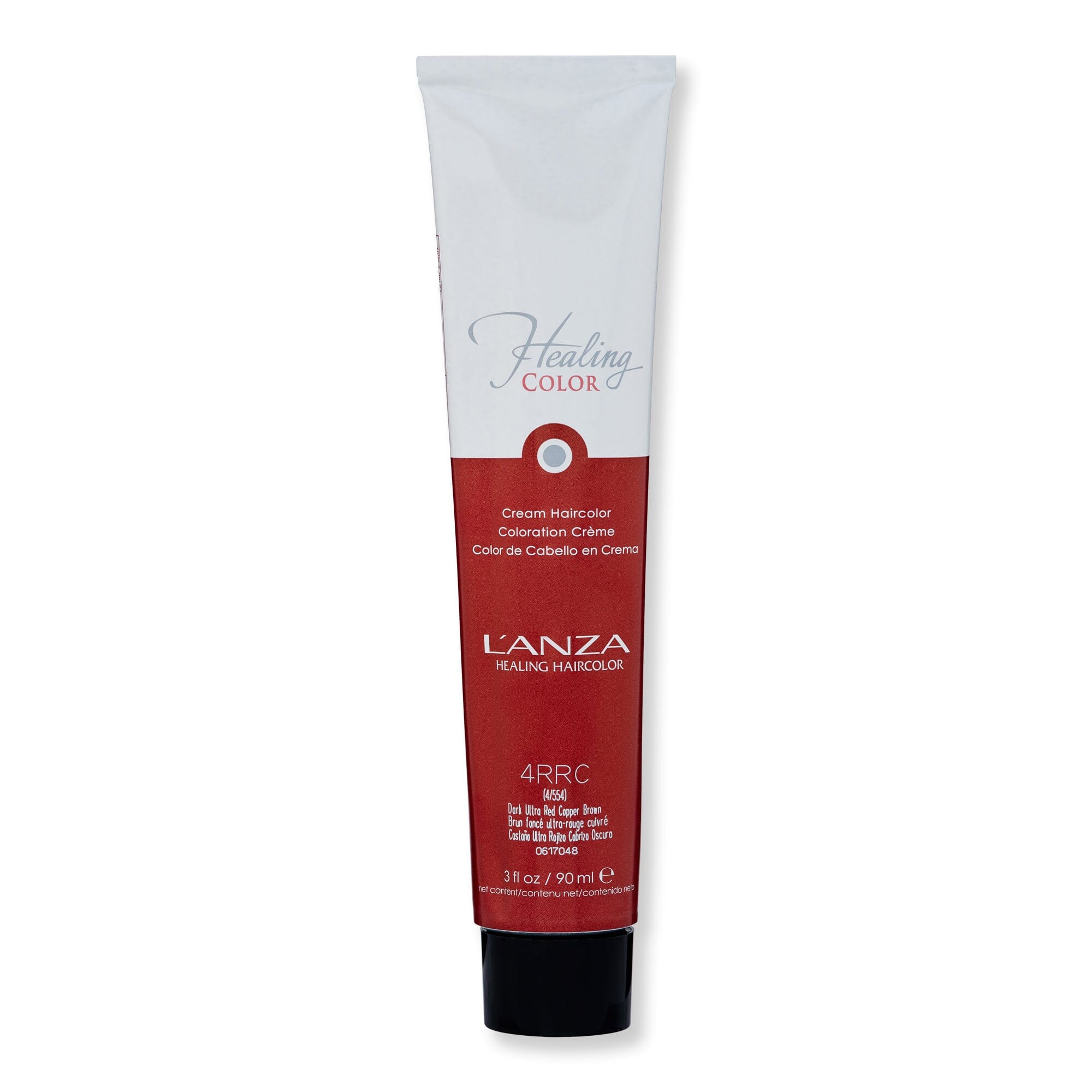L'anza L'anza Healing Color Hair Color 90 ml 4RRC Dark Ultra Red Copper Brown 