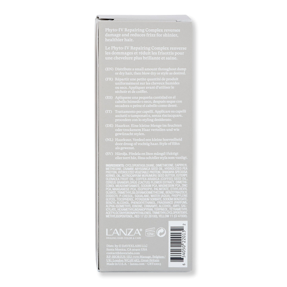 L'anza L'anza Keratin Healing Oil Hair Treatment Hair & Scalp Repair 