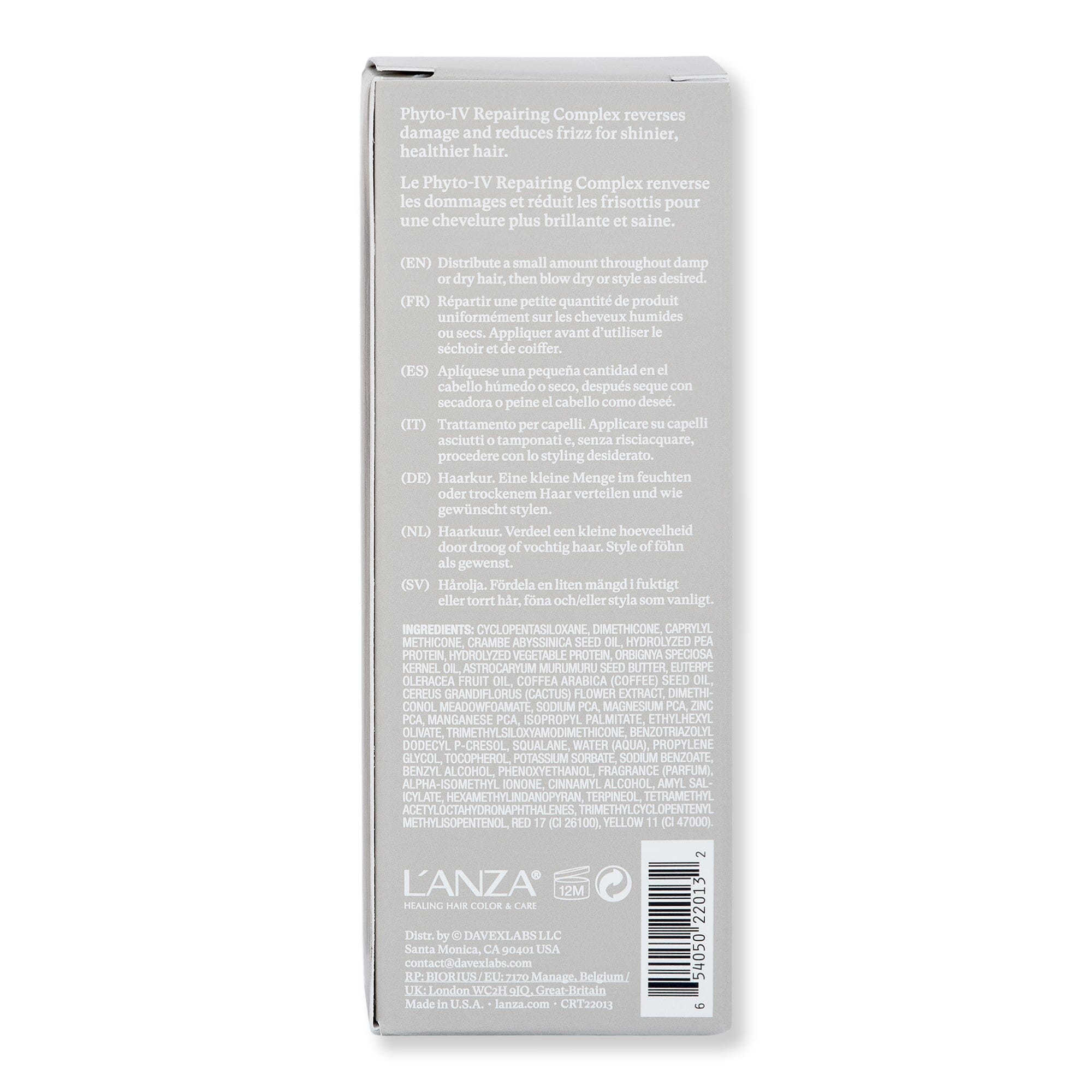 L'anza L'anza Keratin Healing Oil Hair Treatment Hair & Scalp Repair 