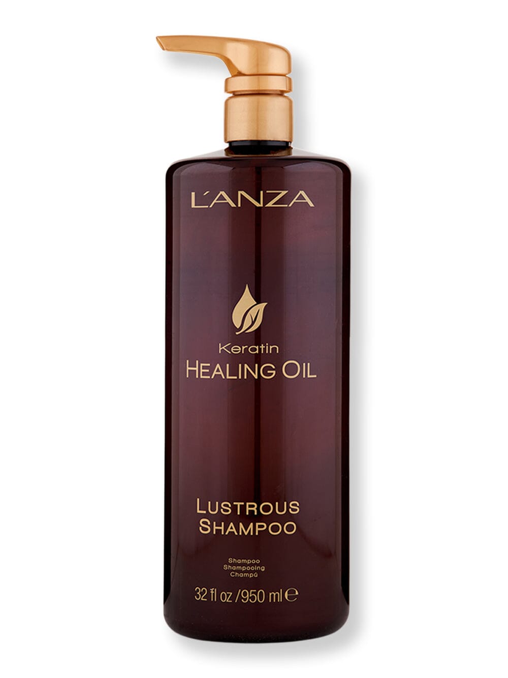 L'anza L'anza Keratin Healing Oil Lustrous Shampoo Shampoos 32 oz / 950 ml 