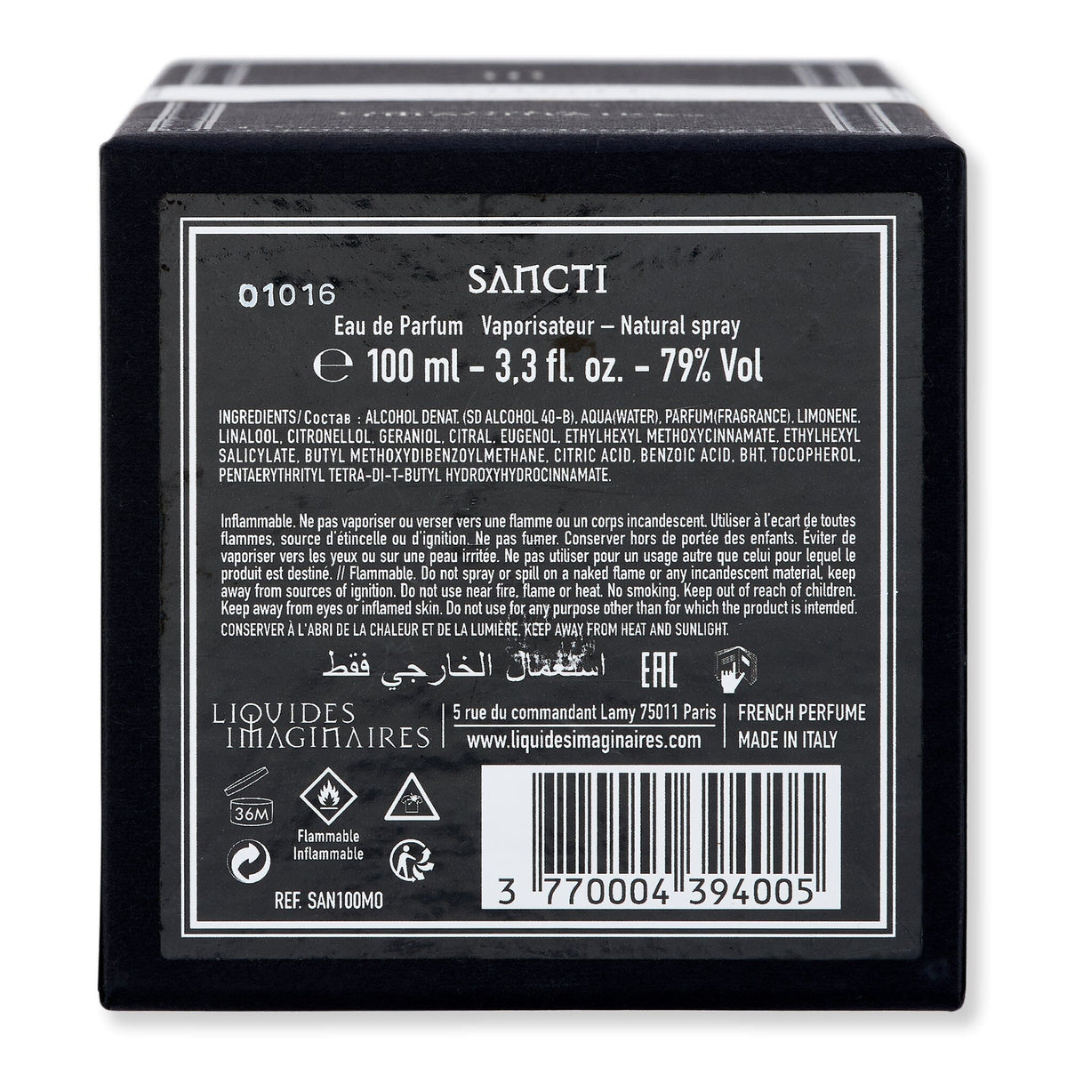 LIQUIDES IMAGINAIRES LIQUIDES IMAGINAIRES Sancti Eau de Parfum Perfume 