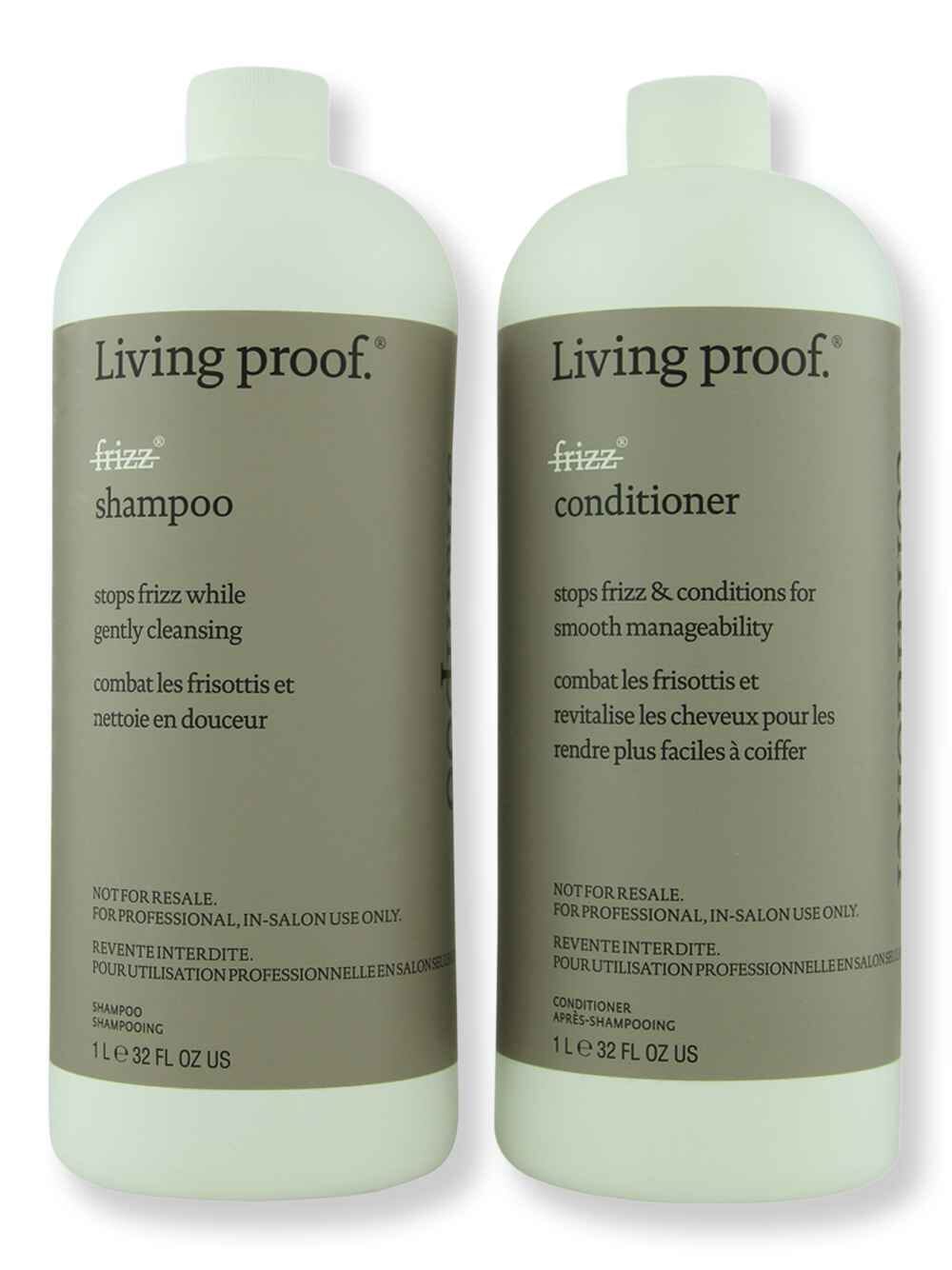 Living Proof Living Proof No Frizz Shampoo & Conditioner 32 oz Hair Care Value Sets 