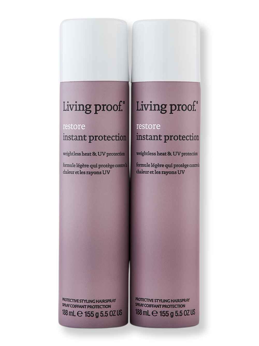 Living Proof Living Proof Restore Instant Protection Hairspray 2 Ct Hair Sprays 
