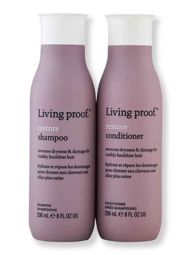 Living Proof Living Proof Restore Shampoo & Conditioner 8 oz Hair Care Value Sets 