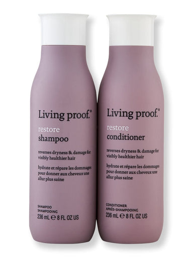 Living Proof Living Proof Restore Shampoo & Conditioner 8 oz Hair Care Value Sets 