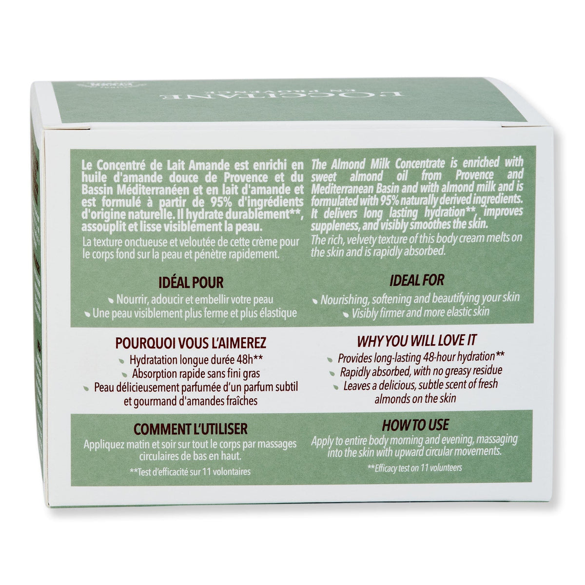 L'Occitane L'Occitane Almond Milk Concentrate Body Lotions & Oils 