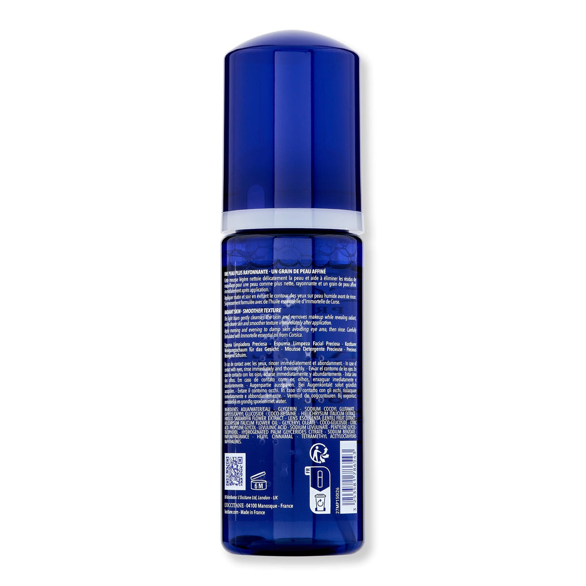 L'Occitane L'Occitane Immortelle Precious Cleansing Foam Face Cleansers 
