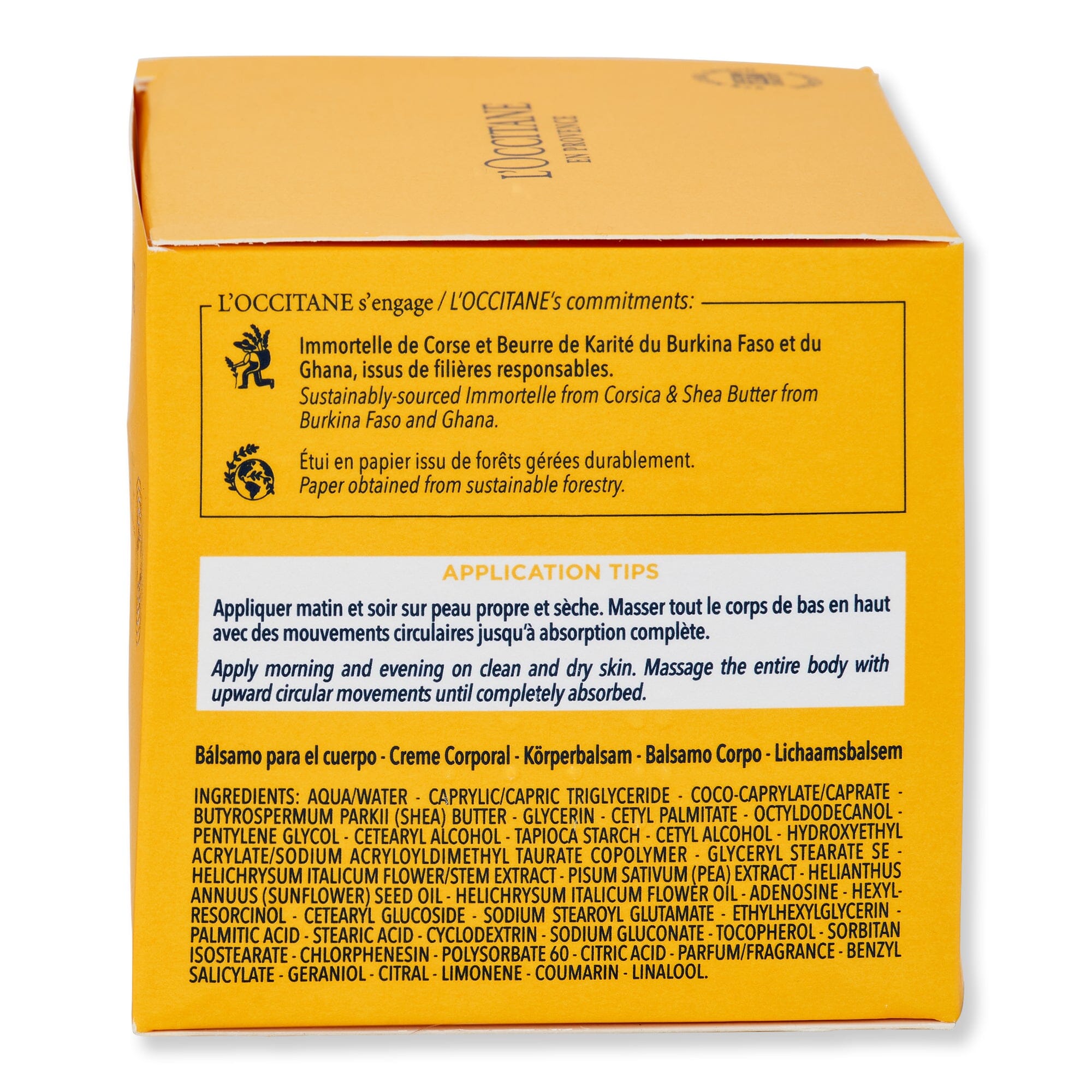 L'Occitane L'Occitane Immortelle Shea Body Balm Body Treatments 