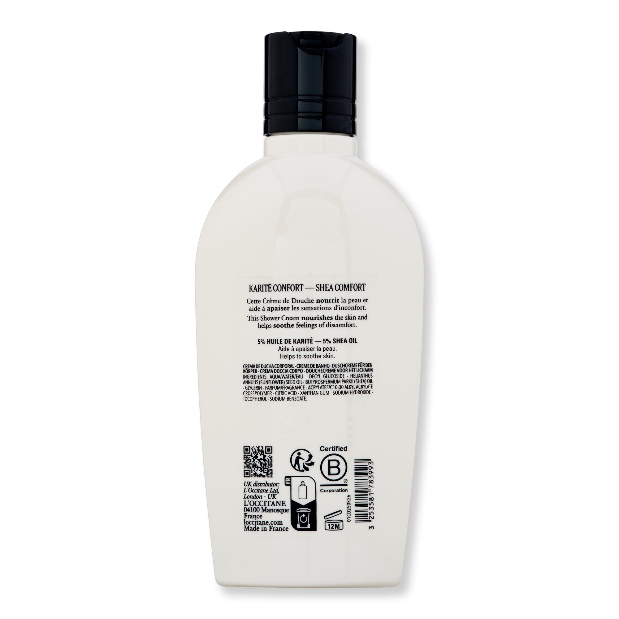 L'Occitane L'Occitane Karite Confort Shower Cream Bar Soaps 