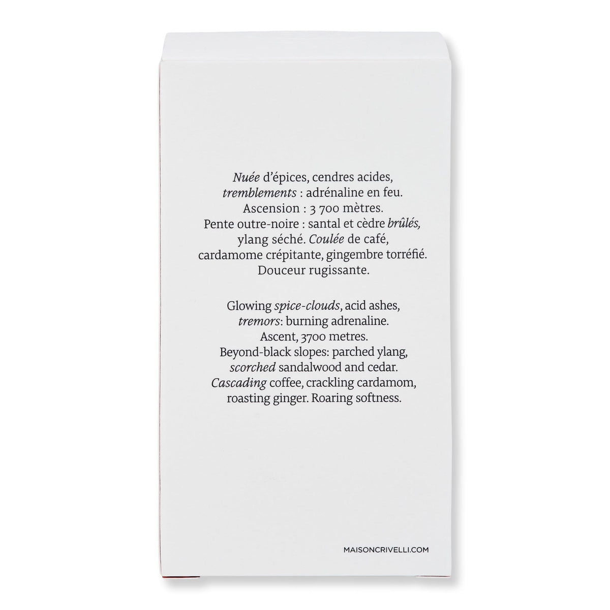 Maison Crivelli Maison Crivelli Santal Volcanique Eau de Parfum Perfume 