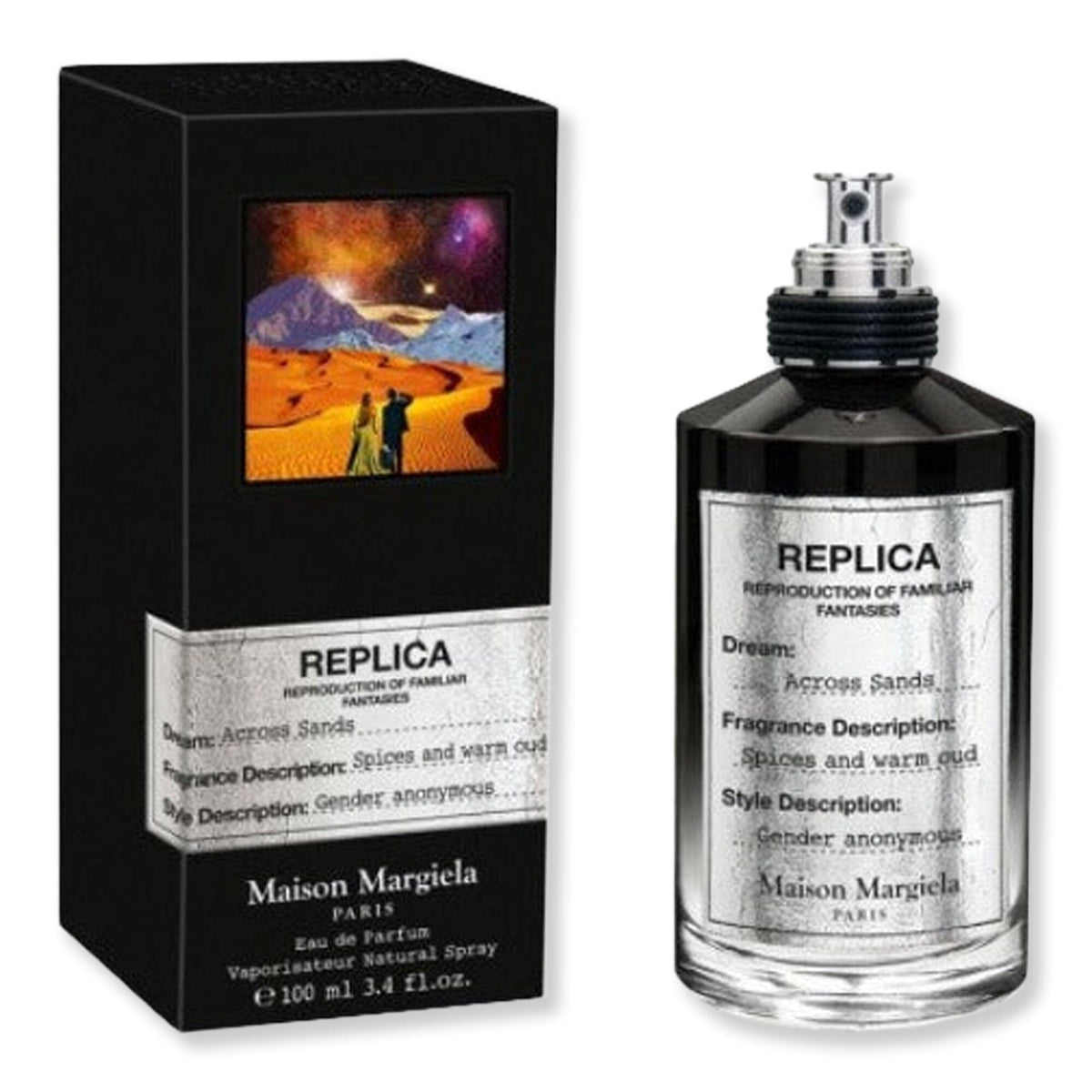 Maison Margiela Maison Margiela Replica Across Sands Eau De Parfum Perfume 3.4 oz 