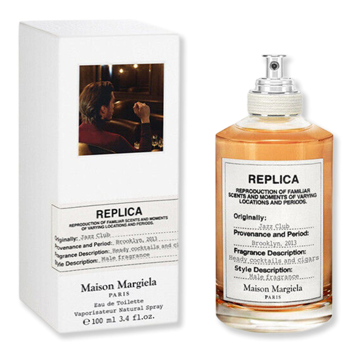 Maison Margiela Maison Margiela Replica Jazz Club Eau De Toilette Spray Perfume 3.4 oz / 100 ml 