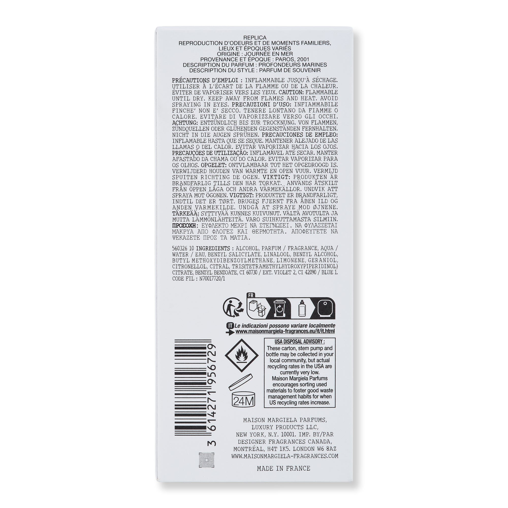 Maison Margiela Maison Margiela Replica Sailing Day Eau de Toilette Perfume 