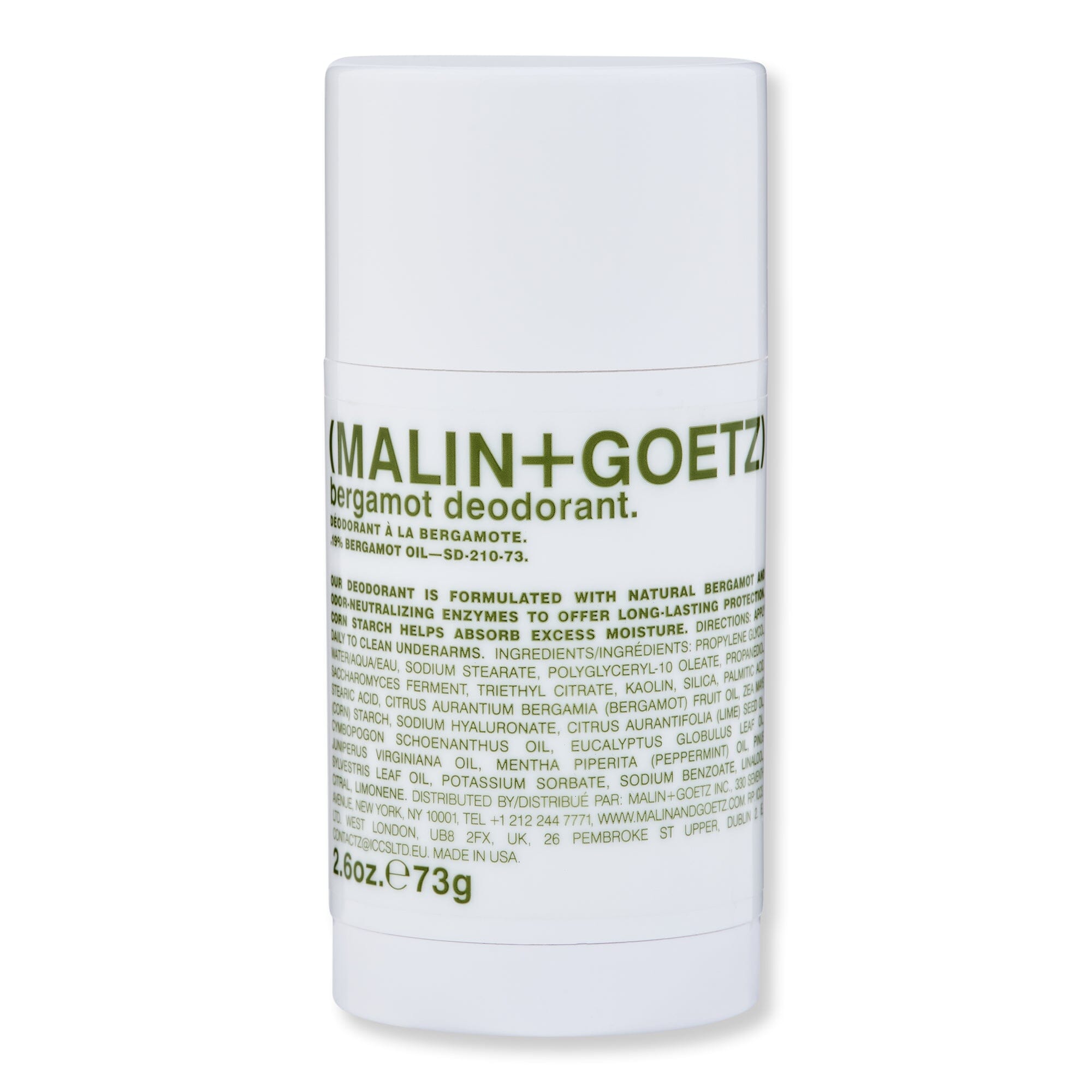 Malin + Goetz Malin + Goetz Bergamot Deodorant Antiperspirants & Deodorants 2.6 oz / 73 g 