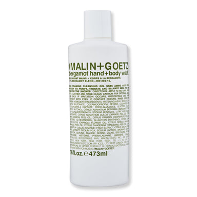 Malin + Goetz Malin + Goetz Bergamot Hand+Body Wash Shower Gels & Body Washes 16 oz / 473 ml 