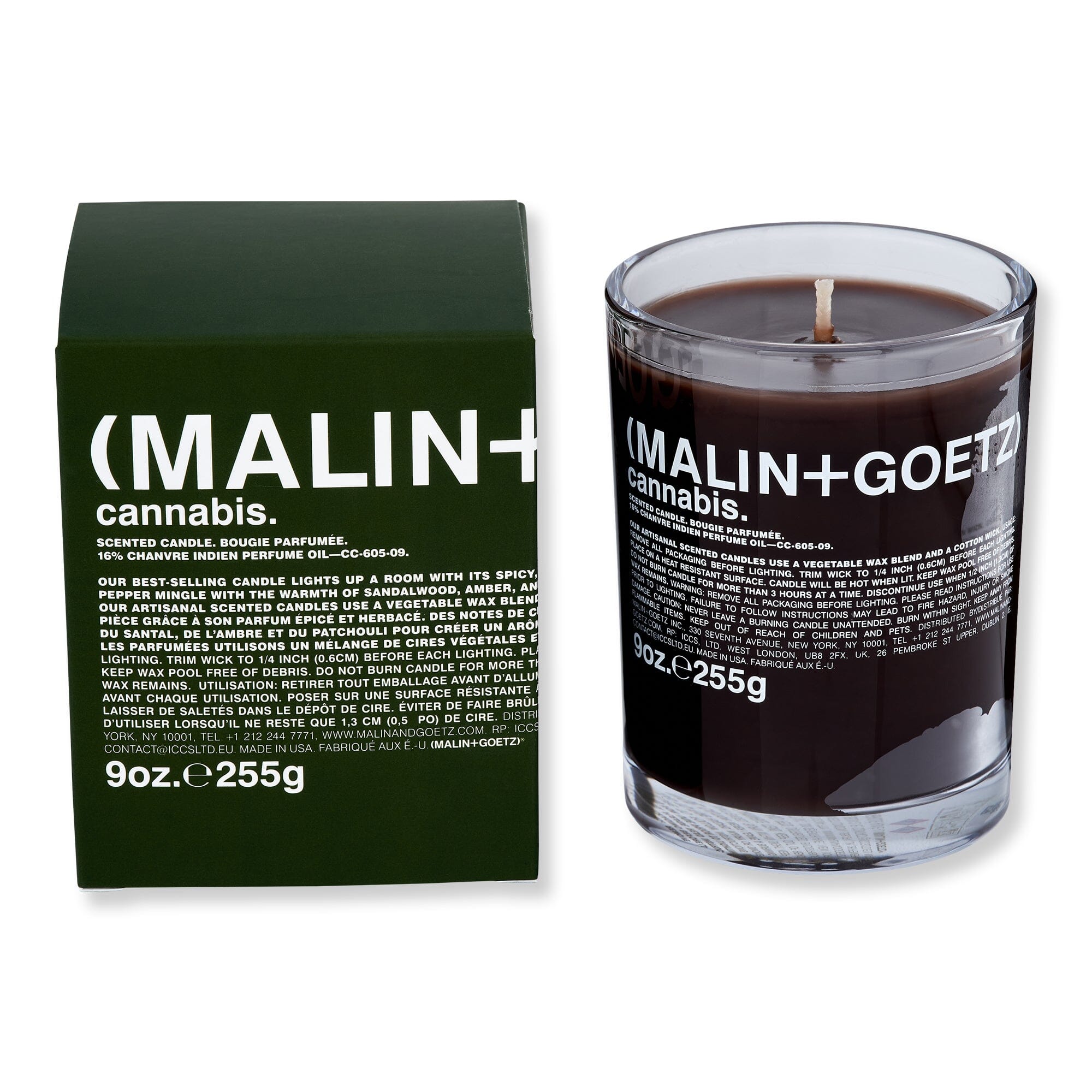 Malin + Goetz Malin + Goetz Cannabis Candle Candles & Diffusers 