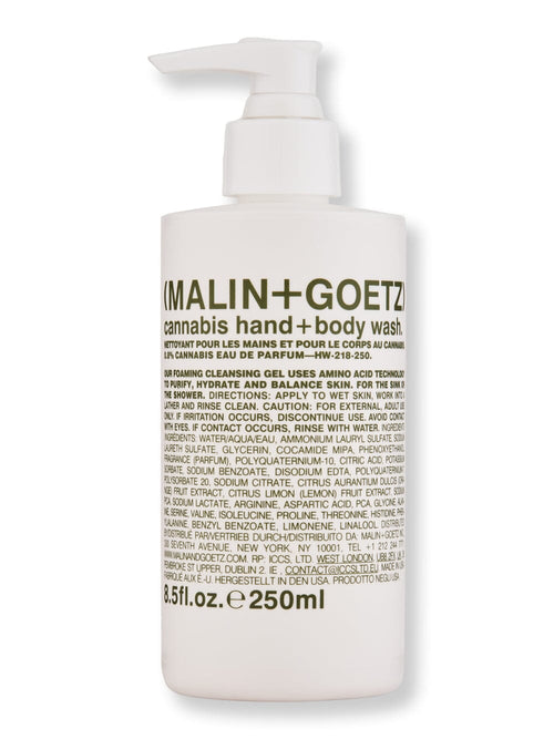 Malin + Goetz Malin + Goetz Cannabis Hand+Body Wash Shower Gels & Body Washes 8.5 oz / 250 ml 