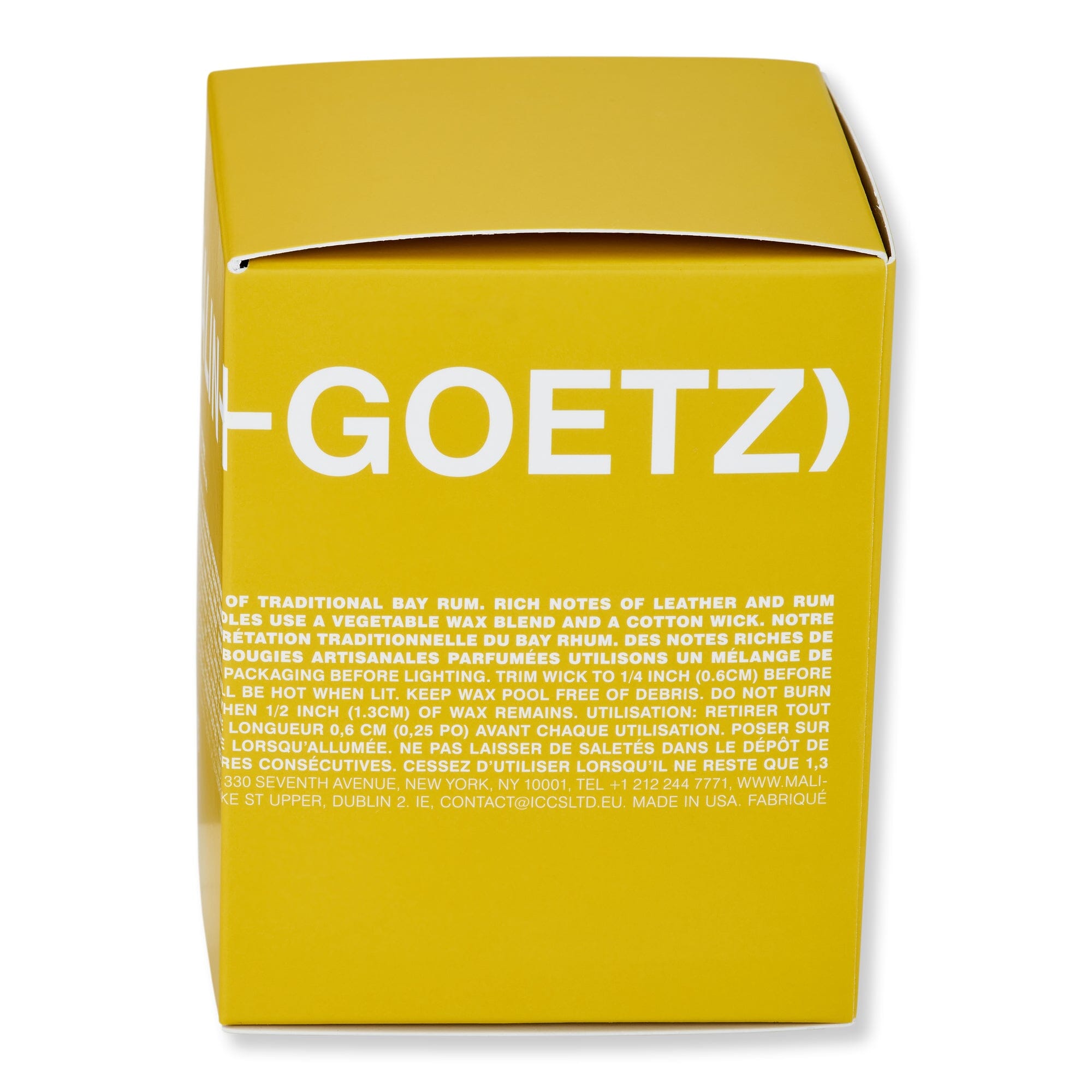 Malin + Goetz Malin + Goetz Dark Rum Candle Candles & Diffusers 