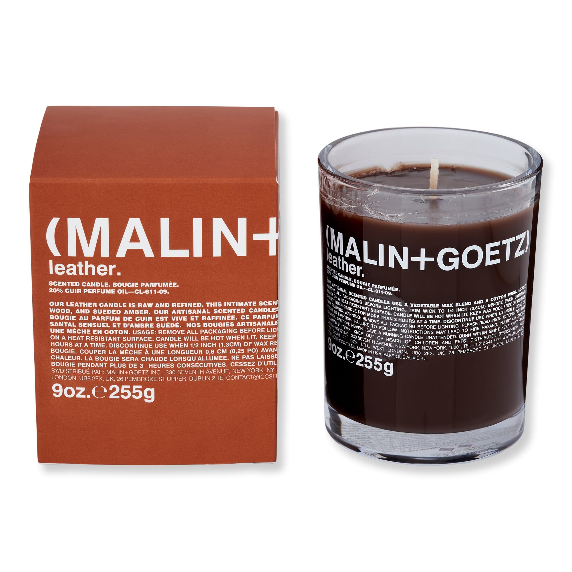 Malin + Goetz Malin + Goetz Leather Candle Candles & Diffusers 