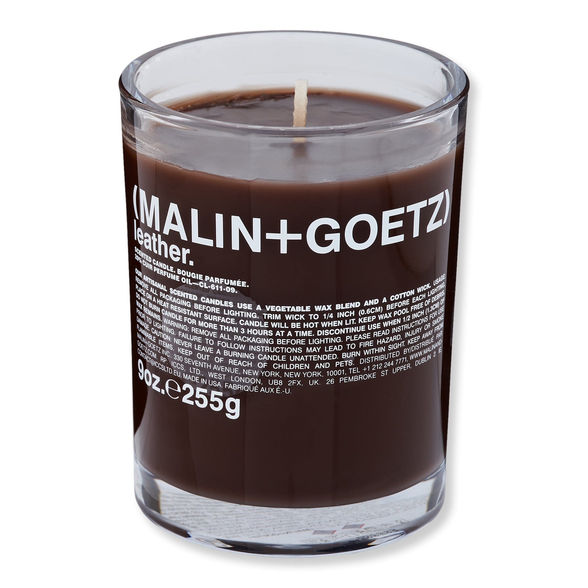 Malin + Goetz Malin + Goetz Leather Candle Candles & Diffusers 9 oz / 260 g 