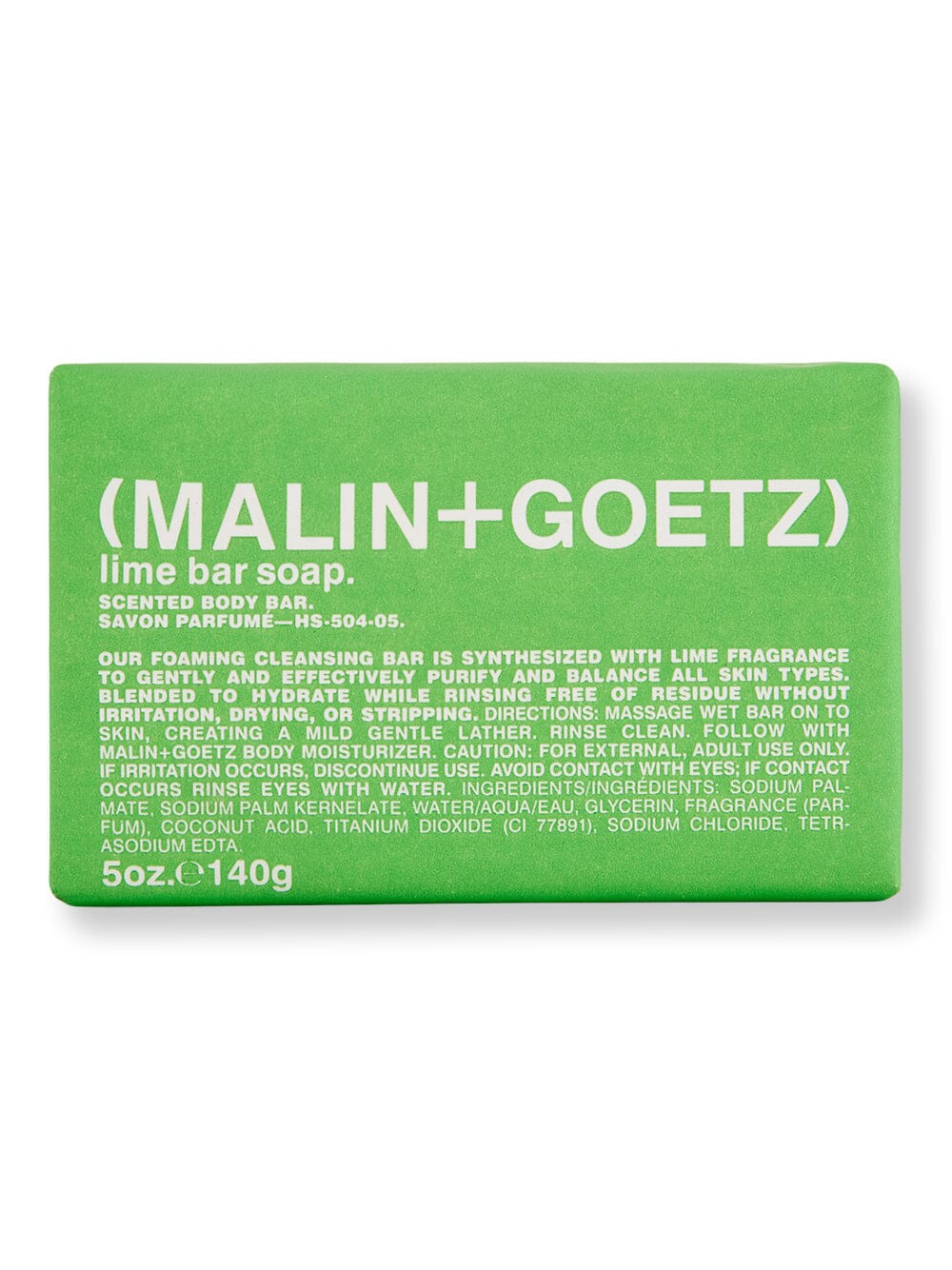 Malin + Goetz Malin + Goetz Lime Bar Soap 5 oz 140 g Bar Soaps 