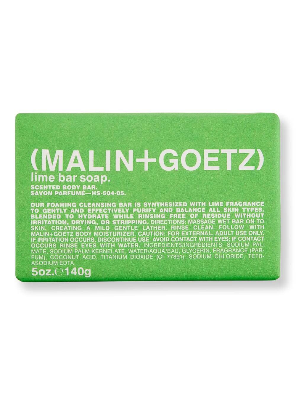 Malin + Goetz Malin + Goetz Lime Bar Soap Bar Soaps 5 oz / 140 g 