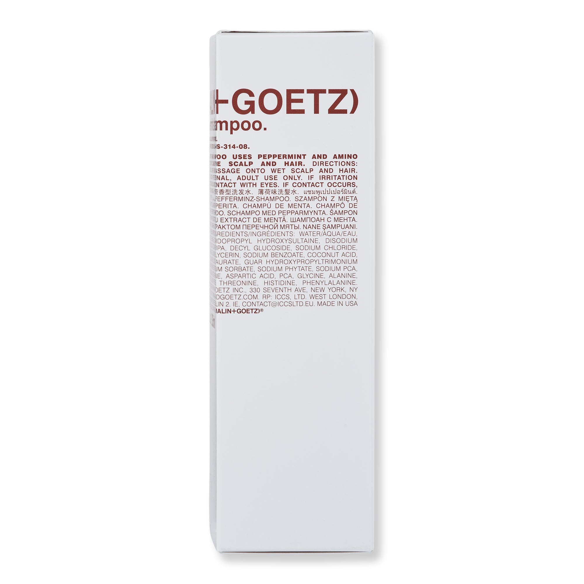 Malin + Goetz Malin + Goetz Peppermint Shampoo Shampoos 