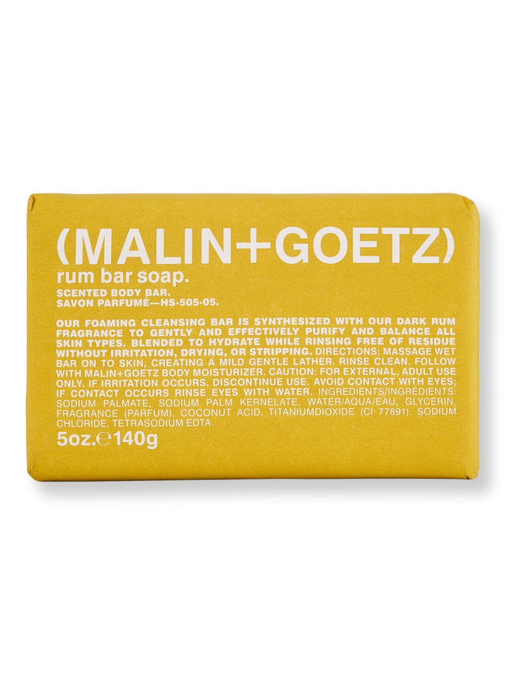 Malin + Goetz Malin + Goetz Rum Bar Soap Bar Soaps 5 oz / 140 g 