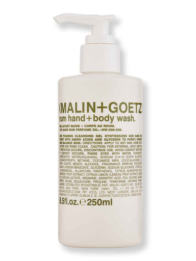 Malin + Goetz Malin + Goetz Rum Hand+Body Wash 8.5 oz 250 ml Shower Gels & Body Washes 