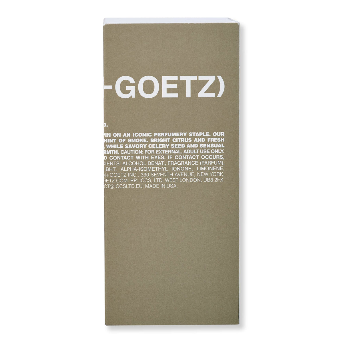 Malin + Goetz Malin + Goetz Vetiver Eau De Parfum Perfume 