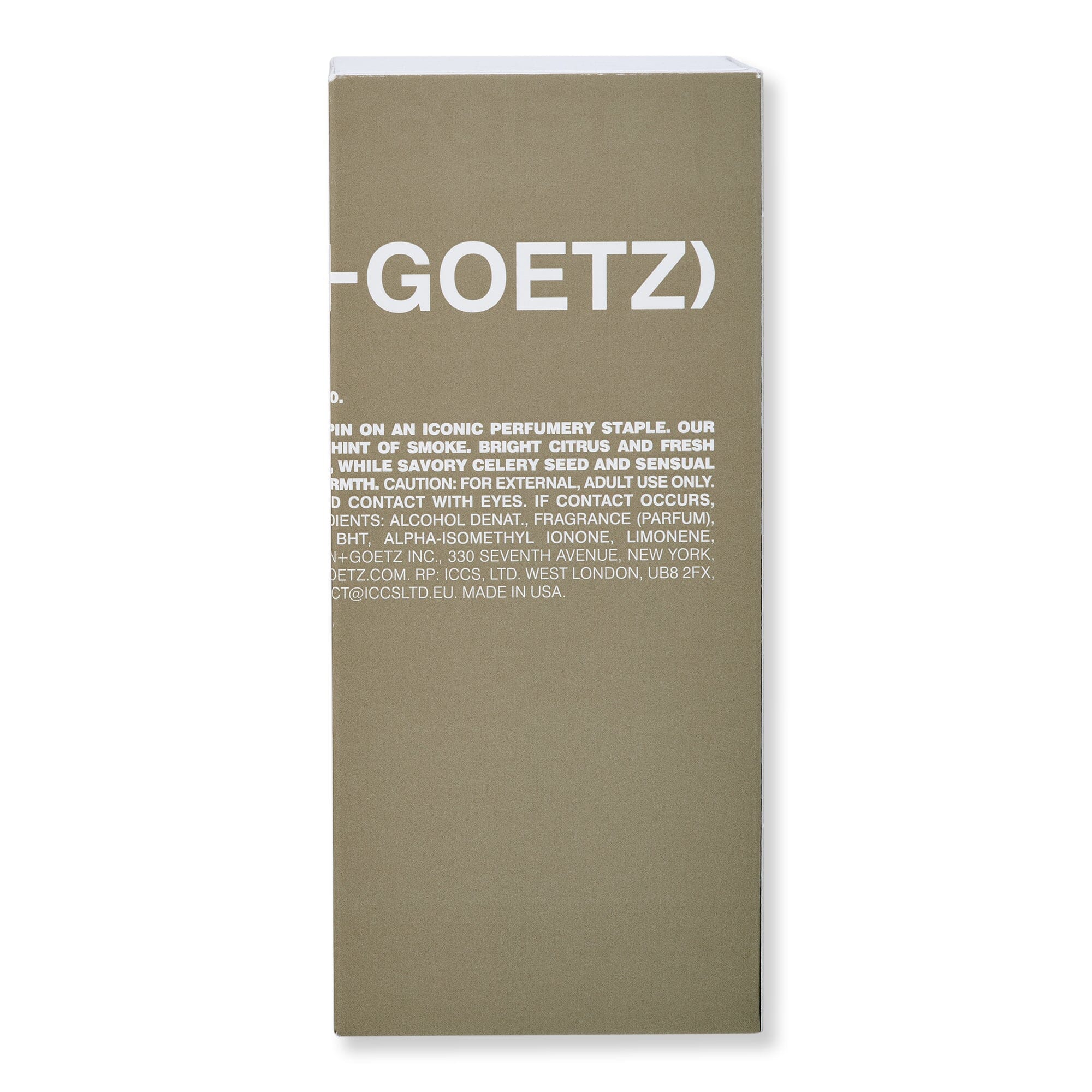 Malin + Goetz Malin + Goetz Vetiver Eau De Parfum Perfume 