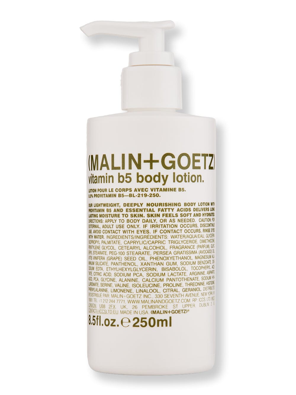 Malin + Goetz Malin + Goetz Vitamin B5 Body Lotion Body Lotions & Oils 8.5 oz / 250 ml 