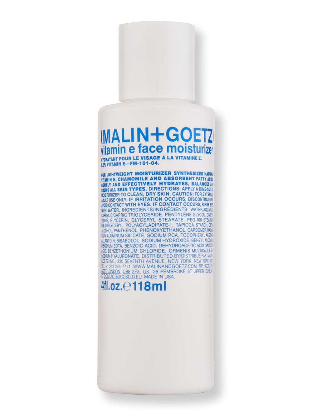 Malin + Goetz Malin + Goetz Vitamin E Face Moisturizer Face Moisturizers 4 oz / 118 ml 