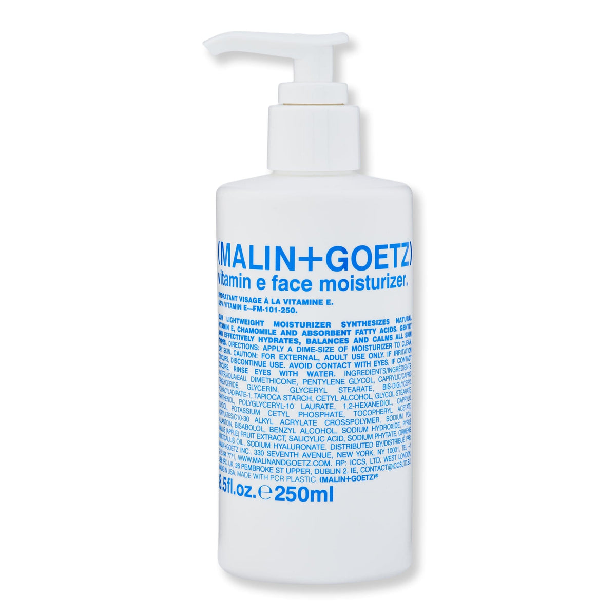 Malin + Goetz Malin + Goetz Vitamin E Face Moisturizer Face Moisturizers 8.5 oz / 250 ml 