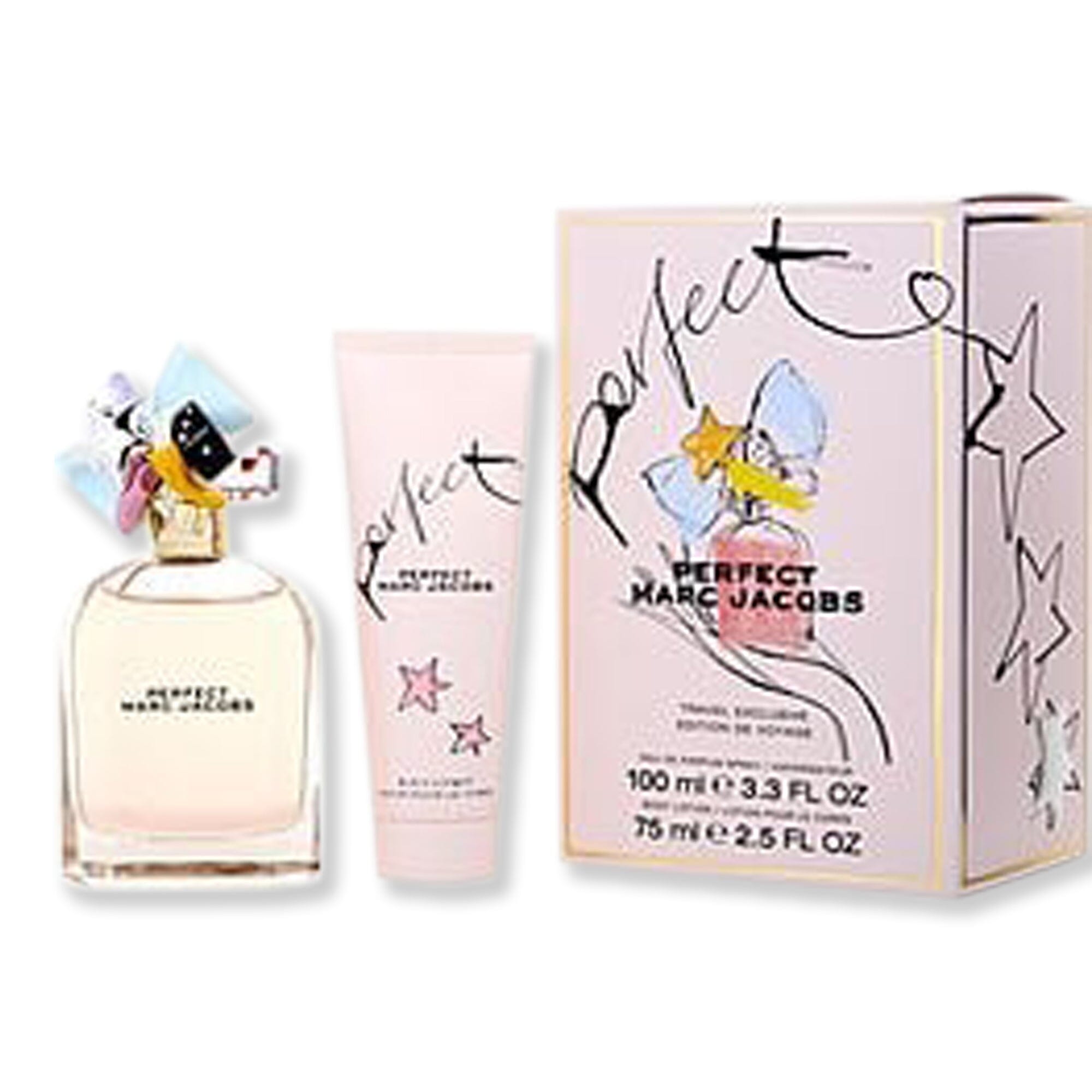 Marc Jacobs Marc Jacobs Perfect 2-Piece Gift Set for Women 3.3 EDP & Body Lotion Perfume 
