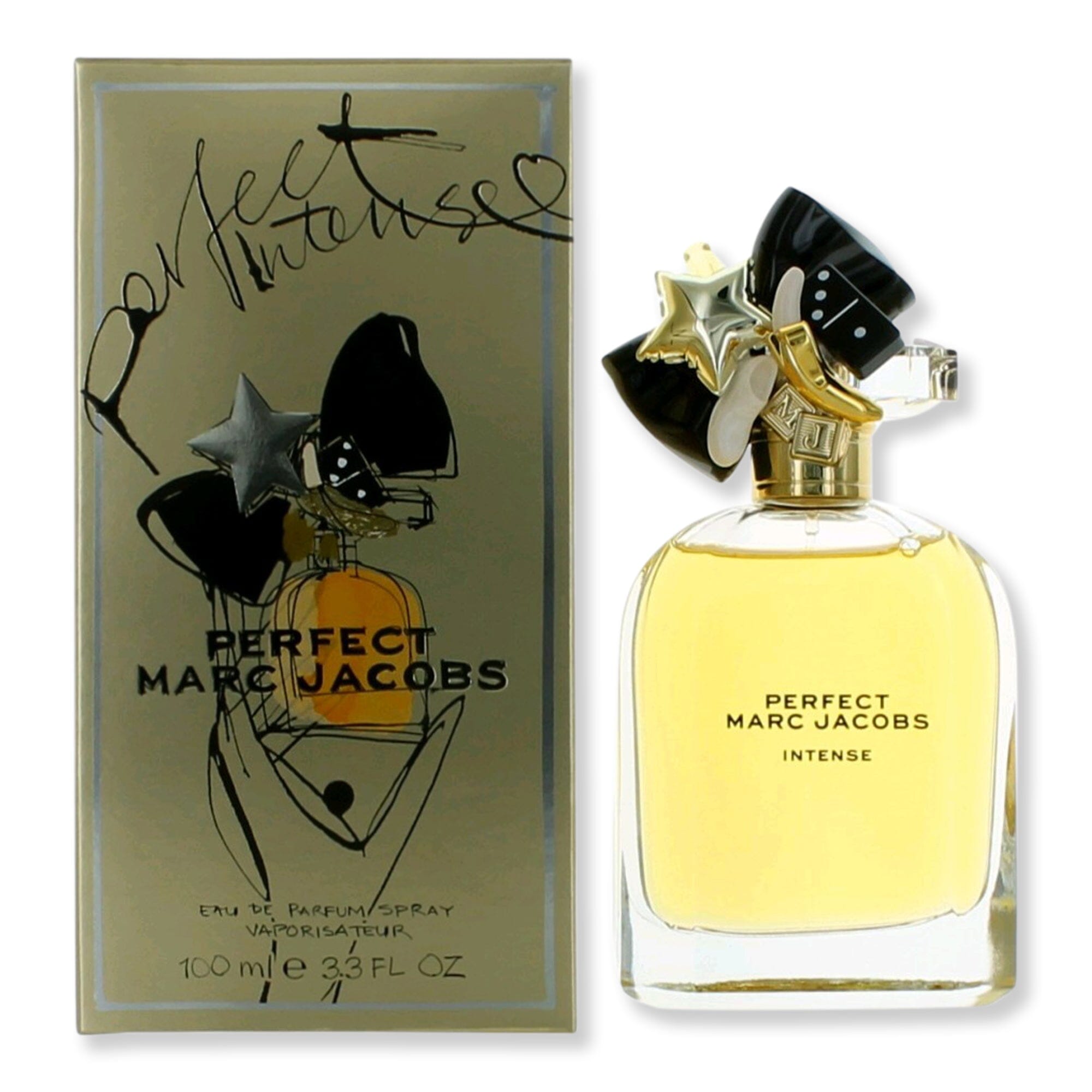 Marc Jacobs Marc Jacobs Perfect Intense Eau De Parfum Spray for Women Perfume 3.3 oz 