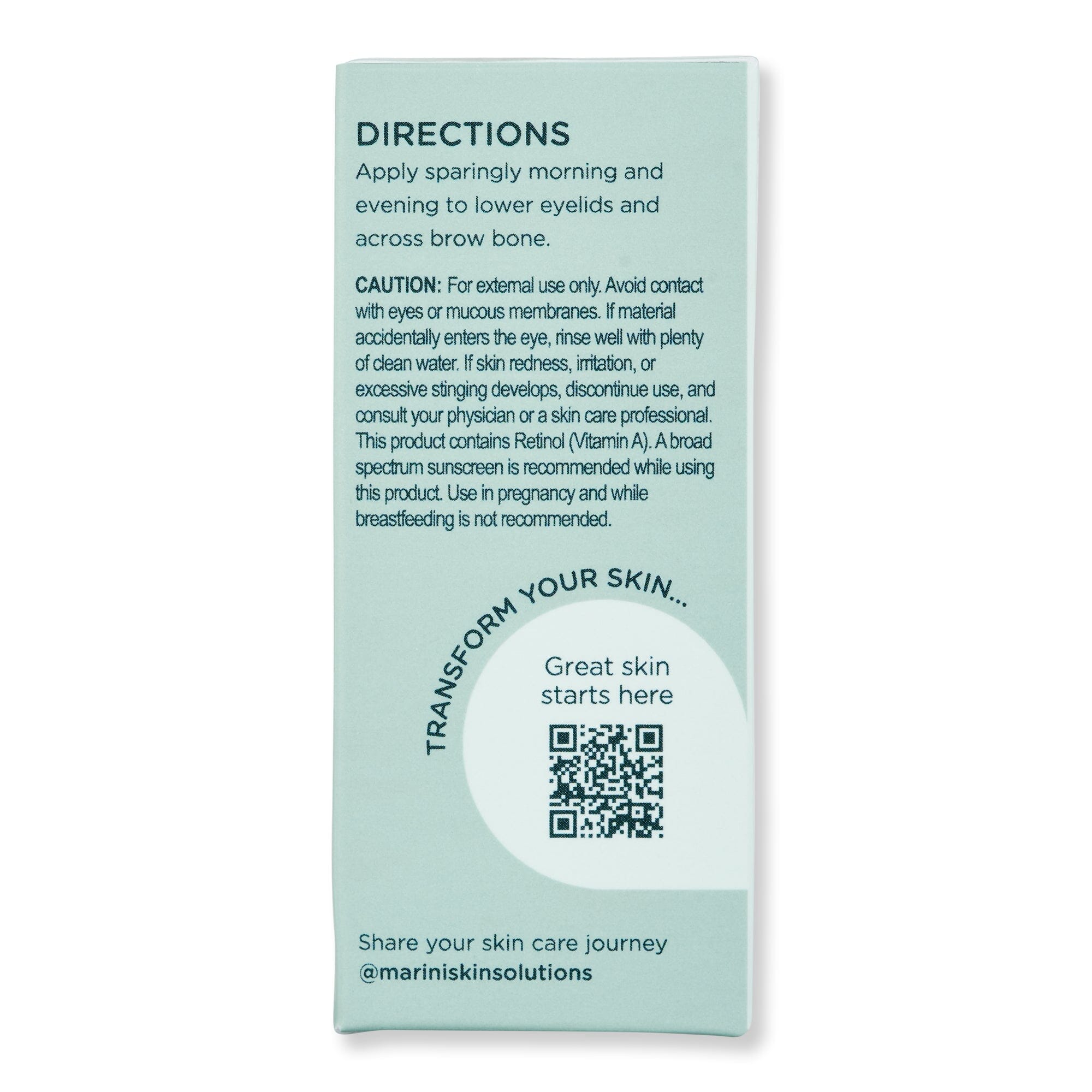Marini SkinSolutions Marini SkinSolutions Age Intervention Eye Cream Eye Creams 