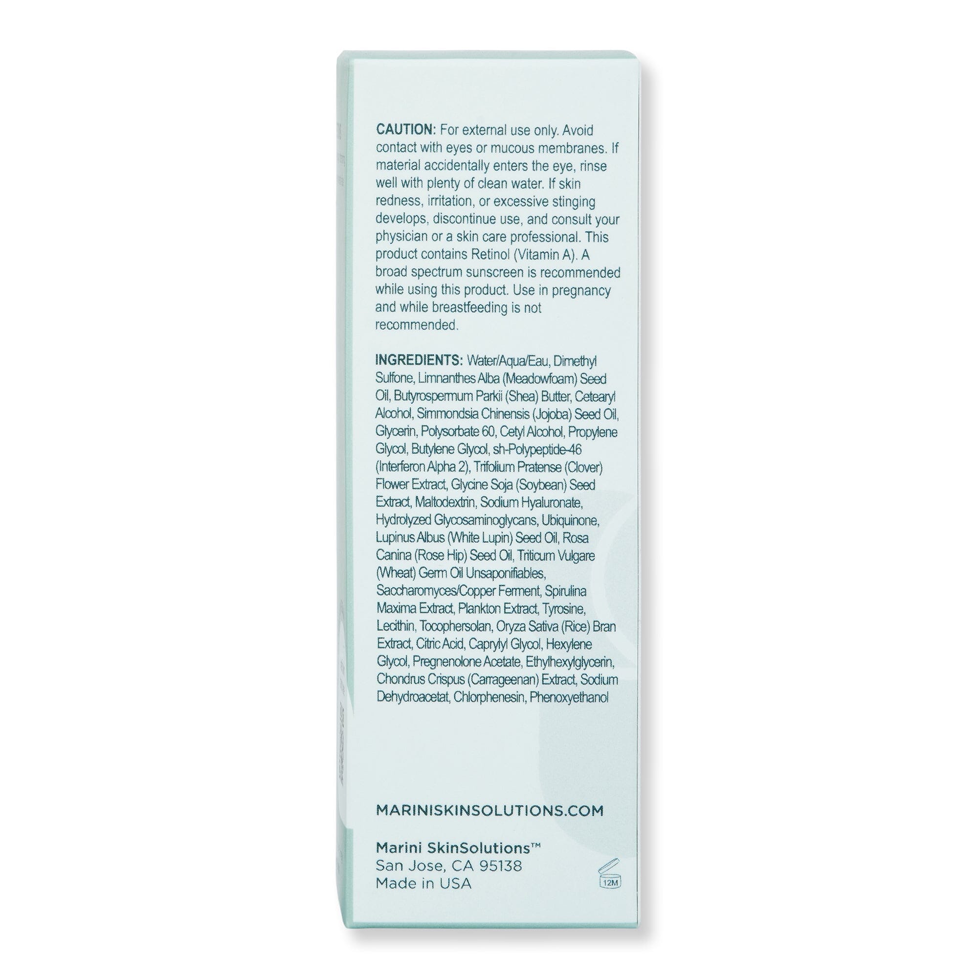 Marini SkinSolutions Marini SkinSolutions Age Intervention Face Cream Face Moisturizers 