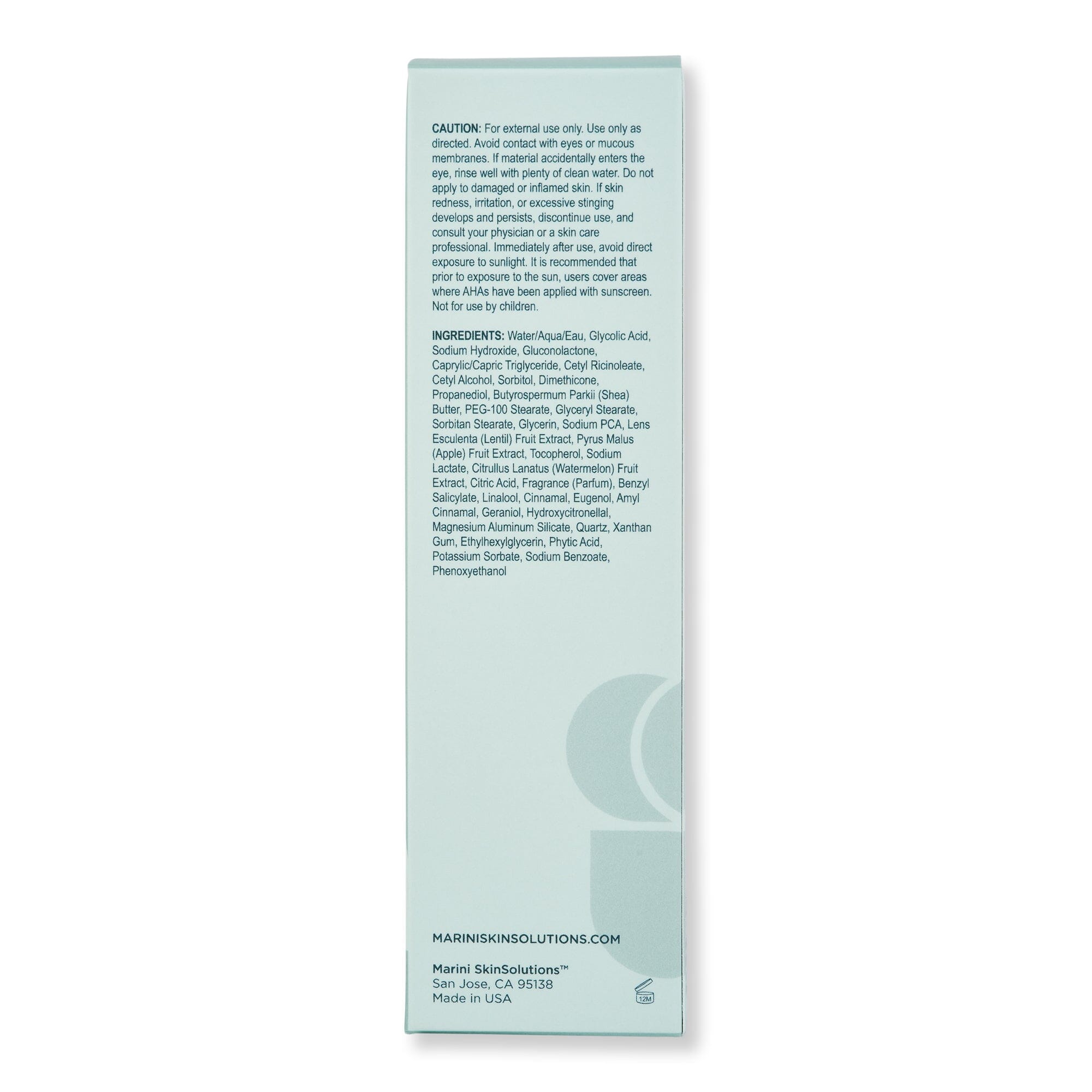 Marini SkinSolutions Marini SkinSolutions BodyTX AHA Body Lotion Body Lotions & Oils 