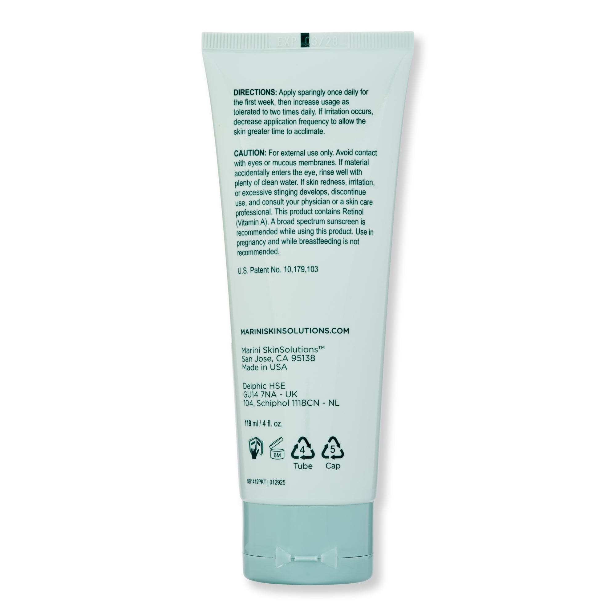 Marini SkinSolutions Marini SkinSolutions CelluliTX Cellulite Cream Cellulite Treatments 