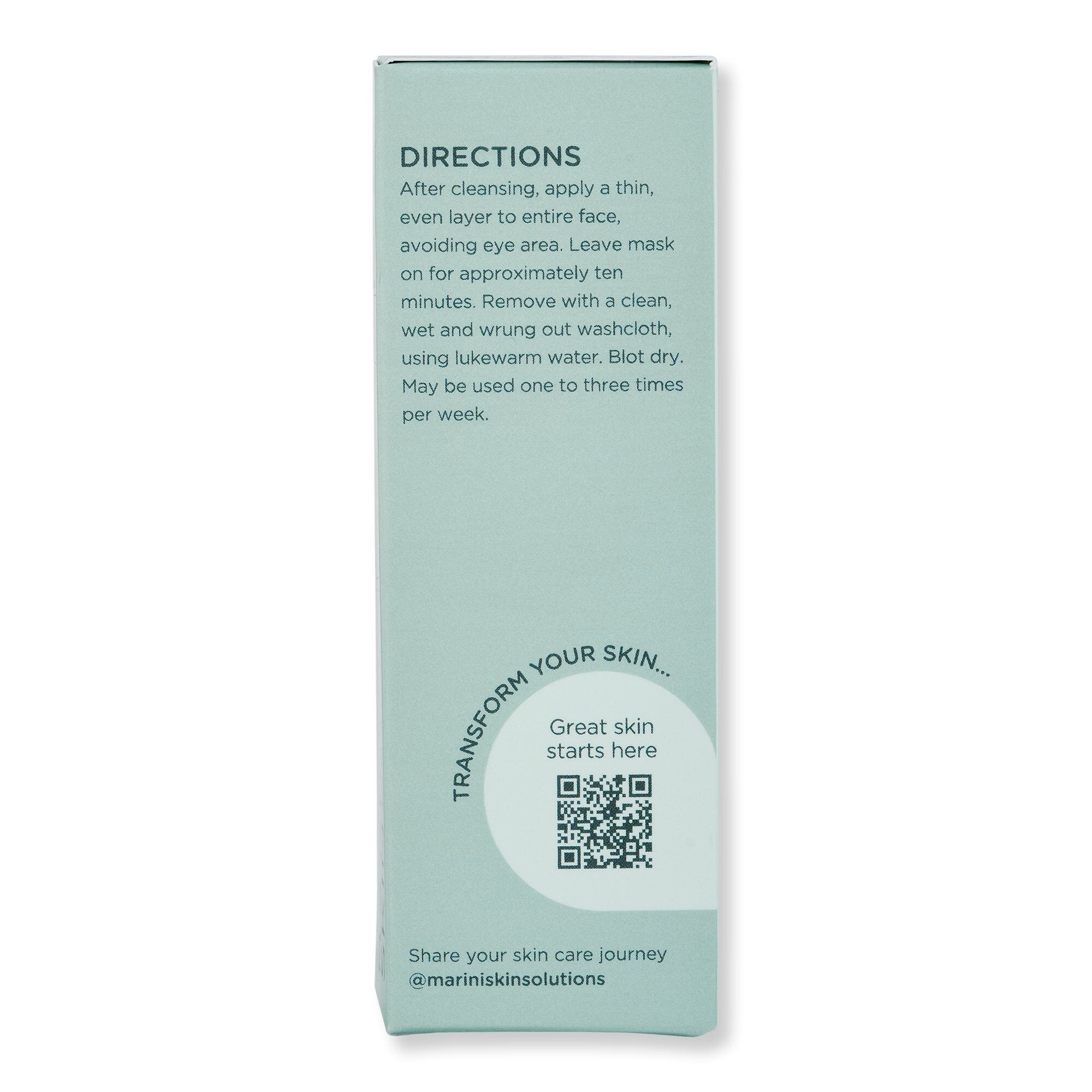 Marini SkinSolutions Marini SkinSolutions Hyla3D Face Mask Face Masks 