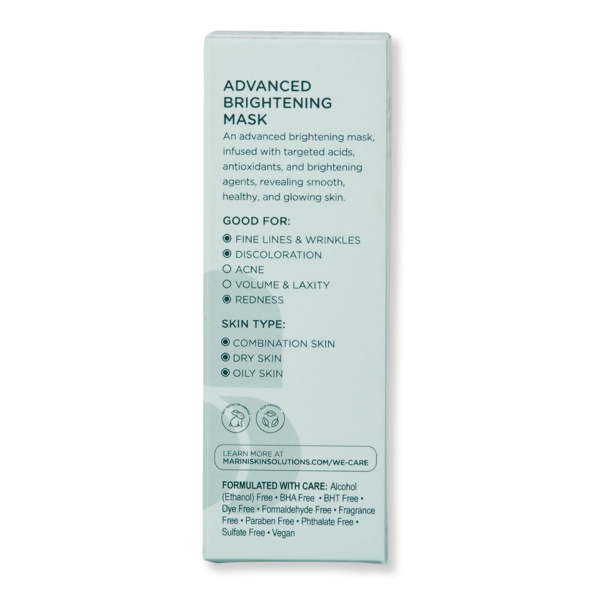 Marini SkinSolutions Marini SkinSolutions Marini Luminate Face Mask Face Masks 