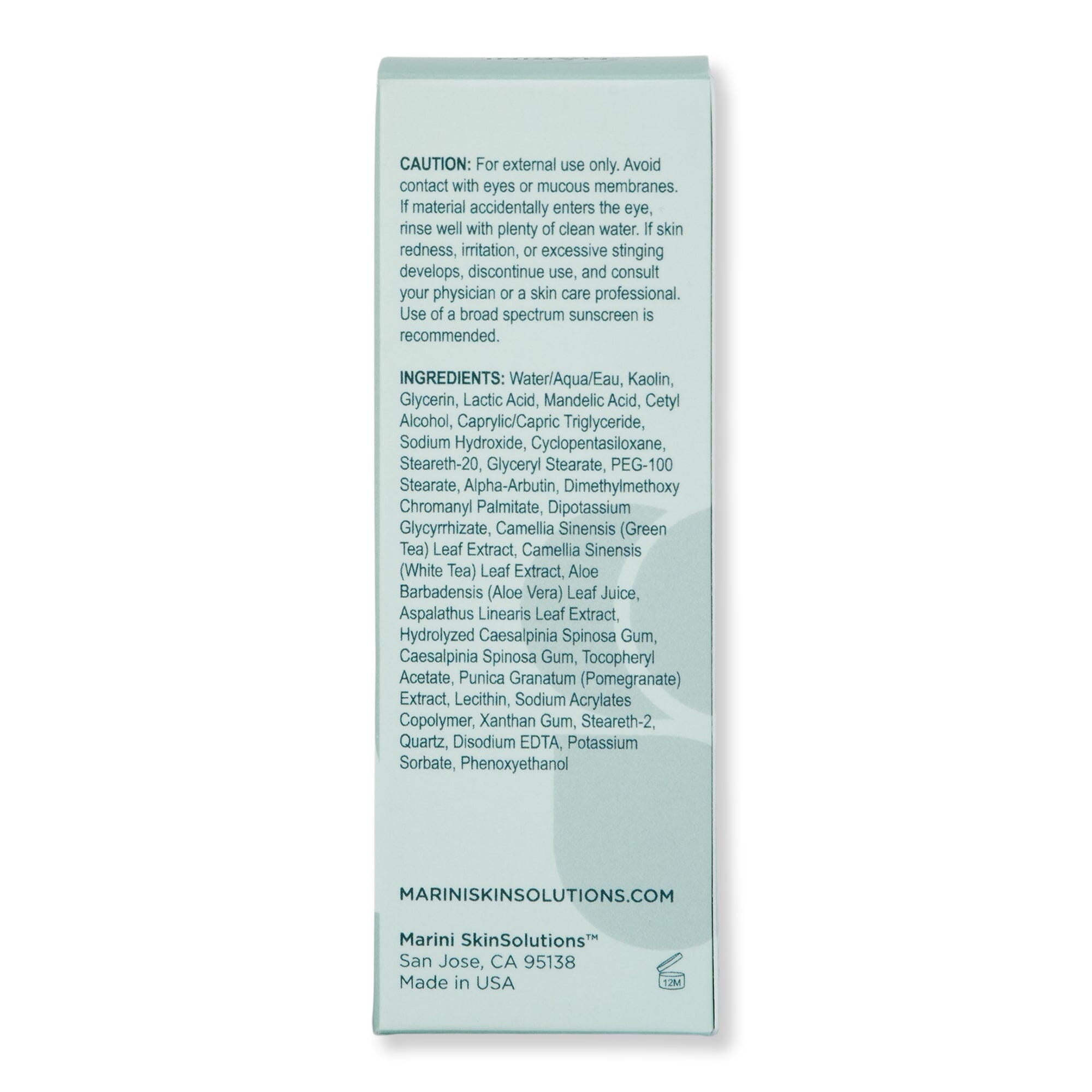 Marini SkinSolutions Marini SkinSolutions Marini Luminate Face Mask Face Masks 