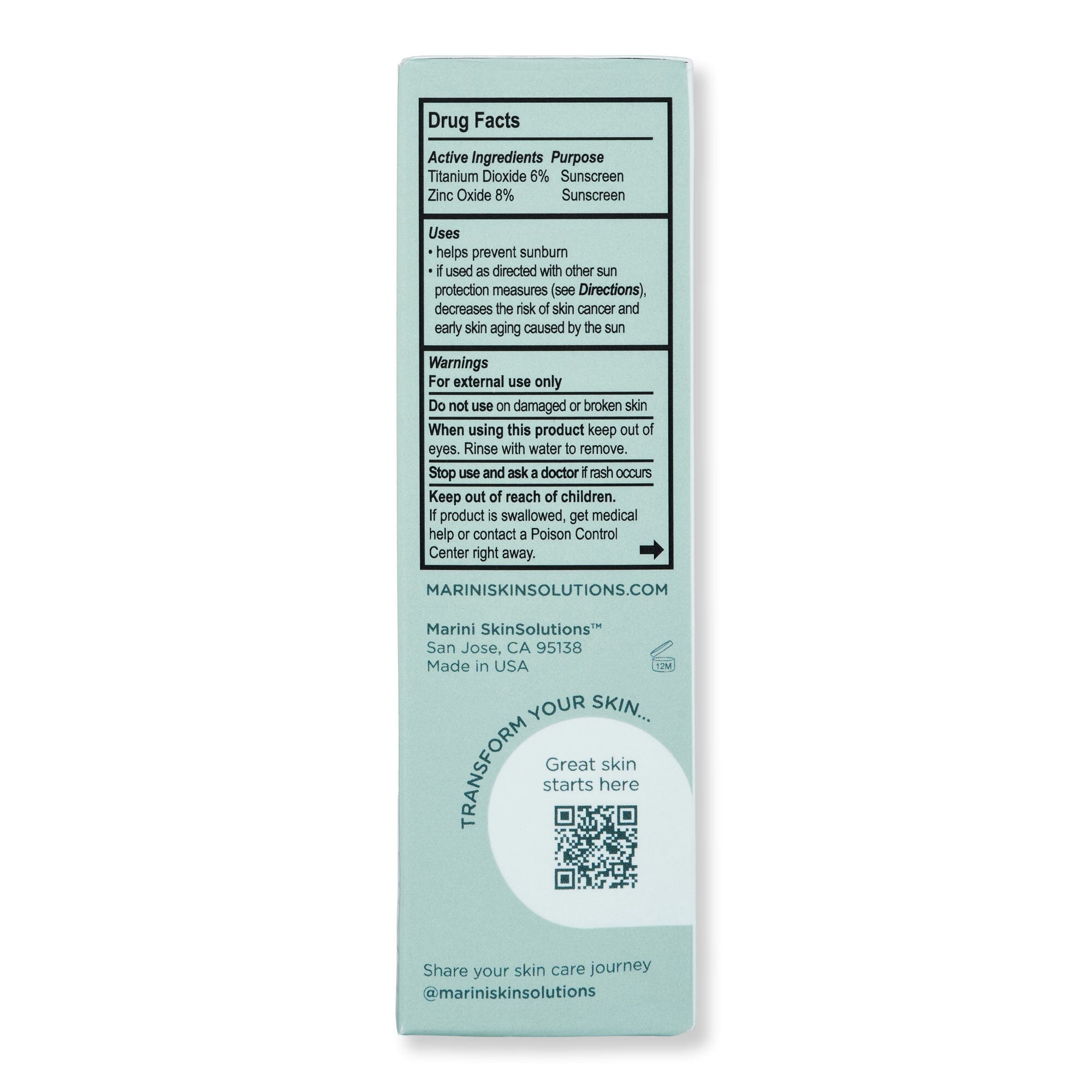 Marini SkinSolutions Marini SkinSolutions Marini Physical Protectant Tinted SPF 45 Face Sunscreens 
